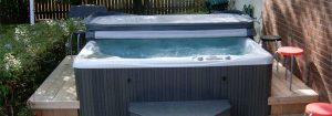 hot tub cover open